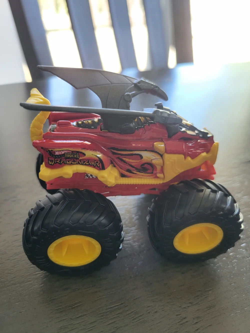 Red and Yellow Monster Truck Kids Toy with Wings